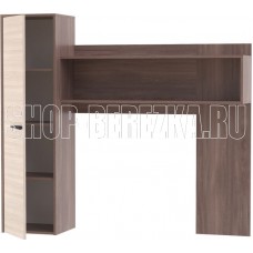 МЕБЕЛЬ-КОМПЛЕКС Оптима Надстройка для тумбы под ТВ 2 Шимо темный/Шимо светлый МЕБЕЛЬ-КОМПЛЕКС Оптима Надстройка для тумбы под ТВ 2 Шимо темный/Шимо светлый