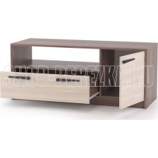 МЕБЕЛЬ-КОМПЛЕКС Оптима Тумба под ТВ 1 Шимо темный/Шимо светлый