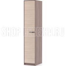 МЕБЕЛЬ-КОМПЛЕКС Оптима Шкаф-пенал Шимо темный/Шимо светлый