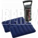 INTEX Матрас надувной CLASSIC DOWNY AIRBED 152x203x25 см (ручной насос+2 подушки) . Арт. 64765