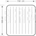 INTEX Матрас надувной CLASSIC DOWNY AIRBED 152x203x25 см (ручной насос+2 подушки) . Арт. 64765