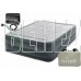 INTEX Кровать флок Квин комфорт, 152х203х56см, 220в, встроенный насос, 64418 108-010