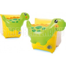 INTEX Нарукавники динозаврик, 3-6 лет, 23х20см, 56664 062-003