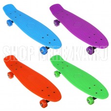 SILAPRO Скейтборд 41х12см, ABS пластик, (пласт. крепеж 5030, PVC 608Z), макс.нагр. 30кг 131-035