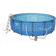 BESTWAY Бассейн каркасный, 457х122см, 16015л, полный комплект, 56438 107-118