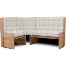 БИТЕЛ КВАДРО скамья угловая однотон (ДУБ СОНОМА, БОРНЕО МИЛК)