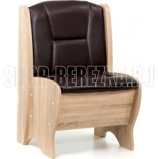 БИТЕЛ ЛОТОС СКАМЬЯ 550 ОДНОТОН (ДУБ СОНОМА, Борнео умбер)