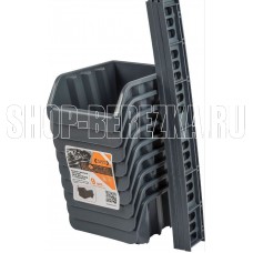 BLOCKER BR3743СРСВИНЦ набор малых лотков для метизов с планкой (9 шт.)