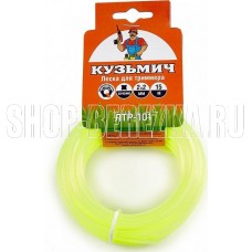 КУЗЬМИЧ ЛТР-101 Леска для триммера 2 мм, 15 м (квадрат) КУЗЬМИЧ ЛТР-101 Леска для триммера 2 мм, 15 м (квадрат)