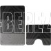 САНАКС 00230 Коврик в ванную SILVER 202020 двойной АНТРАЦИТ 60х100+50х60см