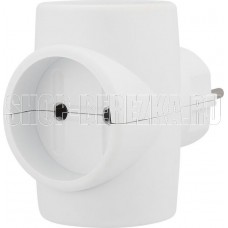 REXANT (11-1081) Тройник эл без заземления 220 В, 6A