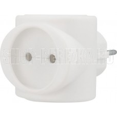 REXANT (11-1064) Тройник эл. биметалл 220 В 6 А белый