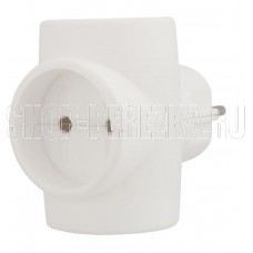REXANT (11-1068) евротройник без заземл 220 В, 6A