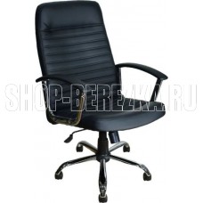 ЯРКРЕСЛА Кр60 ТГ ХРОМ ЭКО1 (экокожа черная)