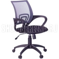 ЯрКресло Кресло Sti-Ko44/LT/grey спинка сетка серый, сиденье черный, на пиастре