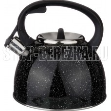 AGNESS 907-045 ЧЕРНЫЙ МРАМОР нерж. 2,5л