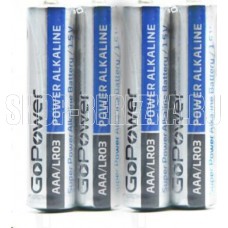 GOPOWER (00-00017749) LR03 AAA BOX20 SHRINK 4 ALKALINE 1.5V