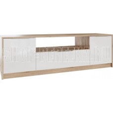 МЕБЕЛЬ-КОМПЛЕКС Нордик Тумба под ТВ 2 Дуб сонома/Белая Аляска