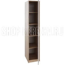 МЕБЕЛЬ-КОМПЛЕКС Нордик Шкаф-пенал Дуб сонома/Белая Аляска