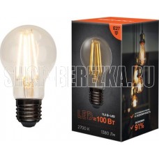 REXANT (604-076) A60 11.5 ВТ 1380 ЛМ 2700K E27 ПРОЗРАЧНАЯ КОЛБА