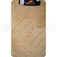 САНАКС 00311 Коврик в ванную CLASSIC UNI 201825 двойной КОРИЧНЕВЫЙ 55х90 + 45х55 см 100% полиэстер , ворс 11 мм