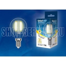 UNIEL (UL-00002866) LED-G45-5W/WW/E14/CL/DIM GLA01TR
