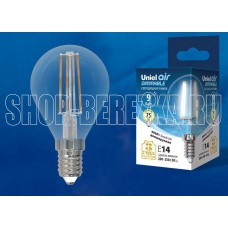 UNIEL (UL-00005192) LED-G45-9W/4000K/E14/CL/DIM GLA01TR