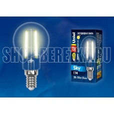 UNIEL (UL-00005905) LED-G45-13W/3000K/E14/CL PLS02WH