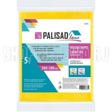 PALISAD Салфетки вискозные универсальные 300X380 мм, 5 шт., HOME 923245