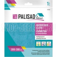 PALISAD Салфетка универс. из микрофибры 300X300 мм, голубая 923025