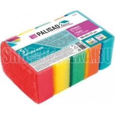 PALISAD Губки для посуды OPTIMA MAXI, 98X65X31 мм, 5 шт., 923535