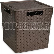 VIOLET Береста с крышкой 23л венге 6823105