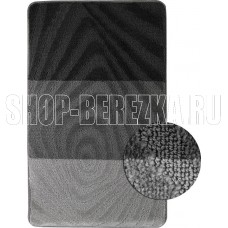 САНАКС 00233 Коврик в ванную SILVER 202020 одинарный АНТРАЦИТ 60х100 см 100% полиэстер, ворс 11 мм