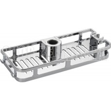 BRIMIX 3352 Полка для душевых стоек и стоек тропический душ, глубокая, хромированная, 28х11х4 см