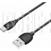 BOROFONE (6931474701770) BX19 USB-microUSB 2.4A 1м черный