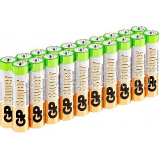 GP (10480) LR03 SUPER ALKALINE 24А (ААA) - 20 шт.