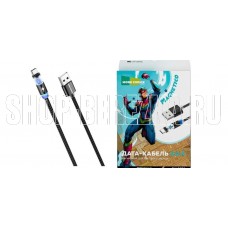 MORE CHOICE (4627151192345) K61Sa USB (m)-Type-C (m) 3.0А 1.0м - т/ серый