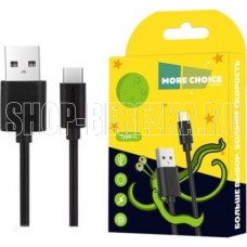 MORE CHOICE (4627151190785) K13a USB (m)-Type-C (m) 1.0м, черный