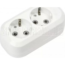 SMARTBUY (SBE-16-2-00-Z), 2 гнезда 16А/3,5кВт с/з