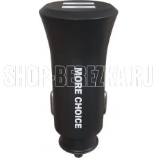 MORE CHOICE (4627151192086) AC23 2USB 2.4A Black