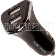 MORE CHOICE (4627151191393) AC22i 2USB 2.4A для 8-pin Black