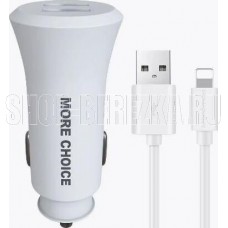 MORE CHOICE (4627151192093) AC23i 2USB 2.4A для 8-pin White