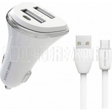MORE CHOICE (4627151191386) AC22m 2USB 2.4A для micro USB White