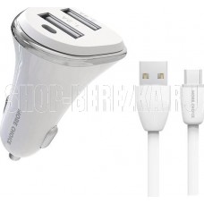 MORE CHOICE (4627151191423) AC22a 2USB 2.4A для Type-C White