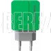 MORE CHOICE (4627151191904) NC46i 2USB 2.4A для 8-pin - 1м Green