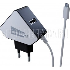 MORE CHOICE (4627151193298) NC42m СЗУ 2USB 1.5A micro USB с кабелем White Black