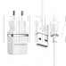 MORE CHOICE (4627151190143) NC22m СЗУ 2USB 2.4A для micro USB White