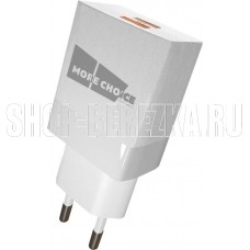 MORE CHOICE (4627151196121) NC24i СЗУ 2USB 2.1A с кабелем Apple 8-pin White