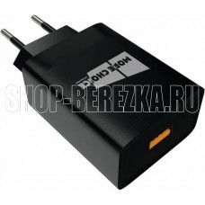 MORE CHOICE (4627151195261) NC52QCm 1USB 3.0A QC3.0 для micro USB быстрая зарядка Black