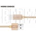 MORE CHOICE (4627151190228) K11m USB 2.0A для micro USB 1м Gold